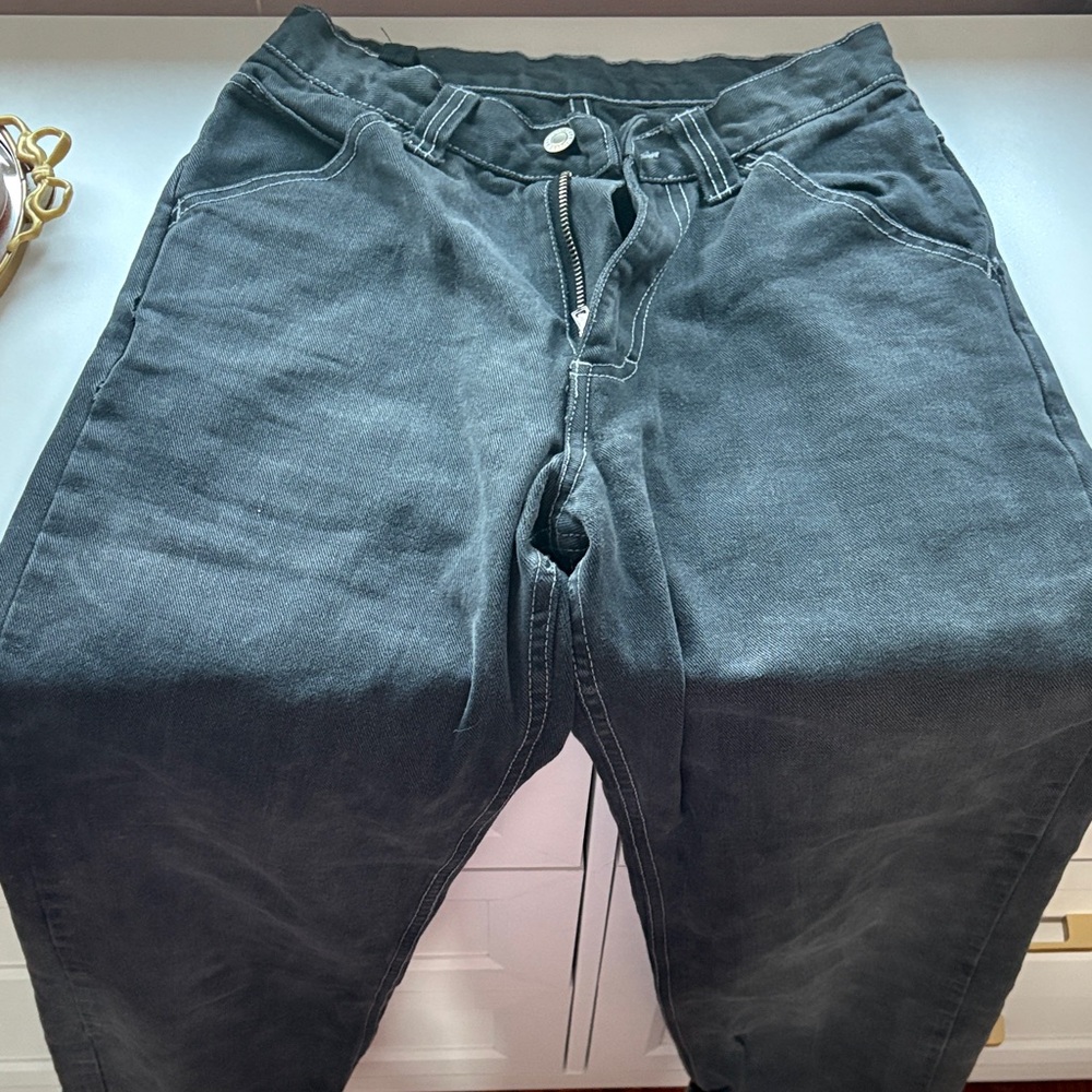 John Galt Black Denim Pants